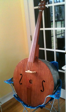 The Built Wells Upright 4 String Washtub Bass A Labor Of