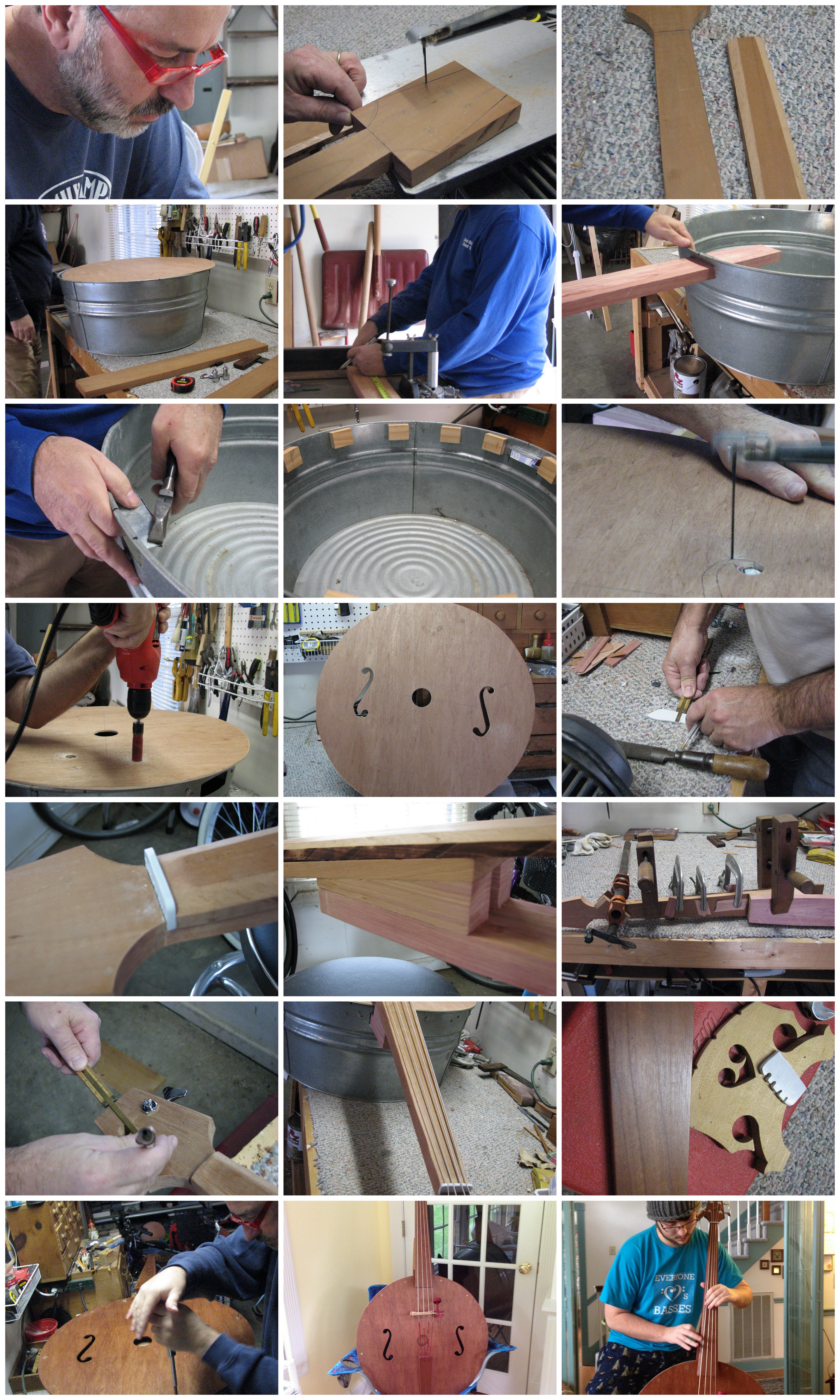 The Built-Wells Upright 4-String Washtub Bass: A Labor of Love and a Lot of  Fun